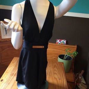 Bebe backless romper